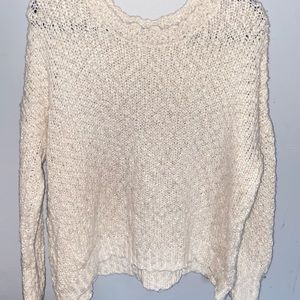 Cream Knitted Sweater